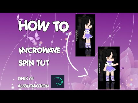 ✨HOW TO✨DO THE MICROWAVE SPIN IN ALIGHTMOTION (free) #tutorial