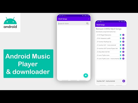 Music player and downloader  App for android.