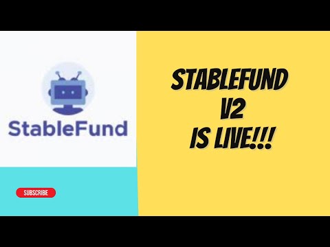 Stablefund V2 Live!!!#stablefund#stablecoin #crypto #passiveincome #scam #money #drip