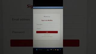 McAfee Login Page Using HTML & CSS | Simple UI Design Tutorial (with Source Code)