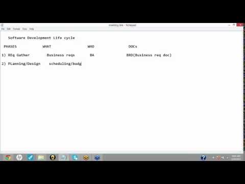 Software Development Life Cycle part-4 || QA Testing Tutorials For Beginners