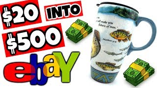 $500 What Really Sells on Ebay? Flipping Mugs, Vintage Toys, Jewelry on Ebay for Profit