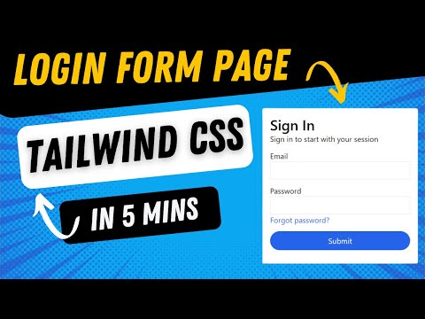 How to Create a Responsive Login Page with Tailwind CSS in 5 Minutes