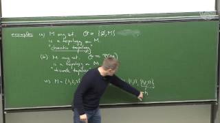 Topological spaces - construction and purpose - Lec 04 - Frederic Schuller