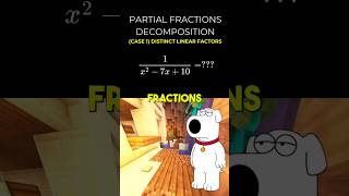 Partial Fraction (case1) Distinct Linear Factor #shorts
