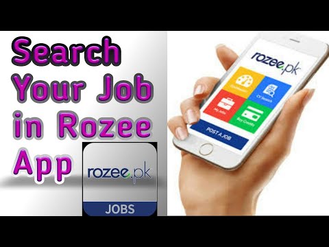 Search Job in Rozee Application