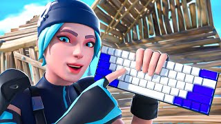 HIGH PING, HIGH KILLS Fortnite Keyboard Gameplay (NO 0 PING)