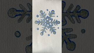 Snowflakes ❄️ #youtubeshorts #art #diy #kidsart #kidsvideo #kidstv #youtube #kids #ytshorts #shorts