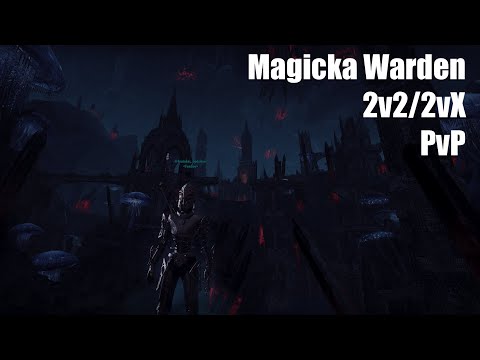 Magicka Warden PvP | 2v2 | 2vX | ESO U44/U45 | PC EU