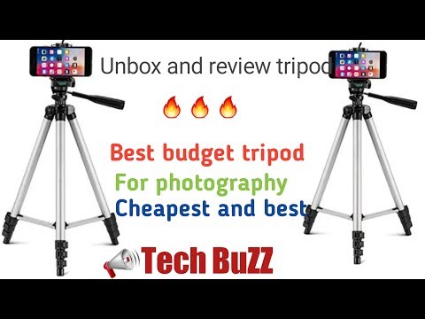 Cheap & Best Budget Tripod | Unboxing & Review | Tech BuZZ🔥