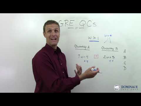 The Mirroring Strategy for GRE Quantitative Comparisons