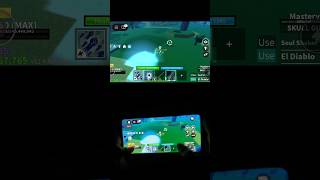 Gravity Blade One shot Combo ! Handcam (mobile) #shorts #mobile #tips #tricks #bloxfruits #viral