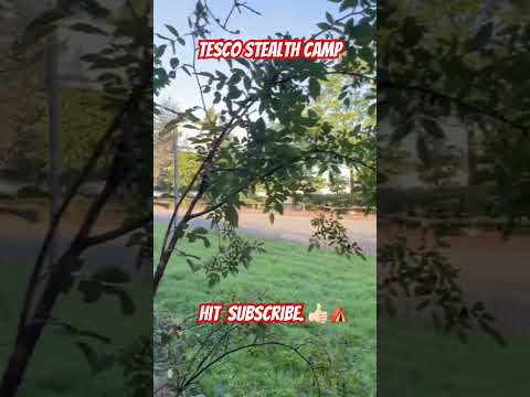 Tesco stealth camp please hit subscribe 🙏👍🏻⛺️ #youtubeshorts #stealthcamping #getoutdoors