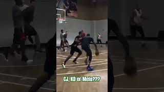 What move was the toughest? CJ’s iso 3, KD’s turnaround or Melo’s step thru??