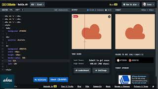 Learn css by practicing | css battle challenge #22 cloud