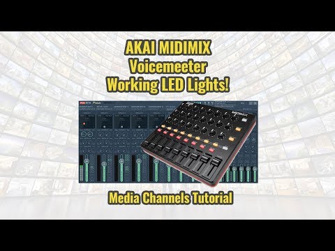 Akai MIDIMIX working LED's in Voicemeeter Potato! A Working Virtual Mixer