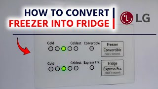 LG Double Door Fridge Cooling Settings Explained | LG Convertible Refrigerator Demo & Tips