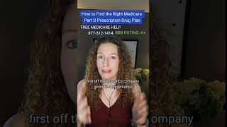 How to Find the Right Medicare Part D Prescription Drug Plan