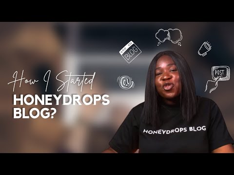 Start A Blog in 2024 | How I Started My Blog | HoneyDrops Blog #HowToStartABlog #HoneyDropsBlog
