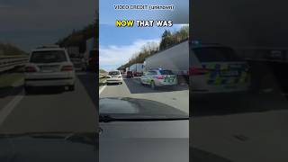 Driver Gets Instant Karma For Skipping Traffic