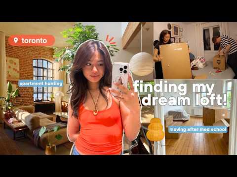 moving to toronto after med school 🔑 apartment hunting, packing & moving for residency!