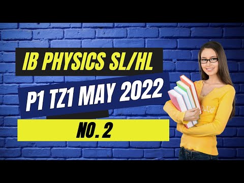 Physics SL/HL P1 TZ1 May 2022 (No.2)
