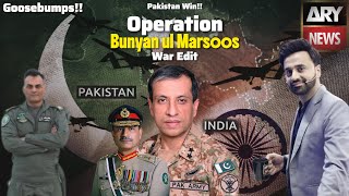 Operation Bunyan ul Marsoos | Ary News - Waseem Badami | PAF Attack | Pakistan - India War Edit