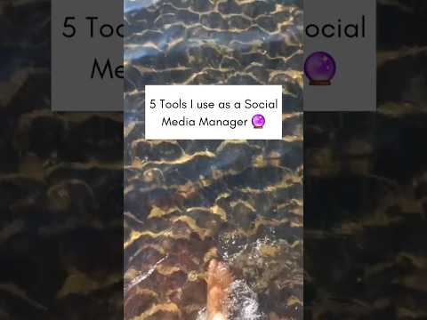 5 tools I can't live without... #socialmediamanager #shorts #socialmediamarketing #sociallyvaidehi