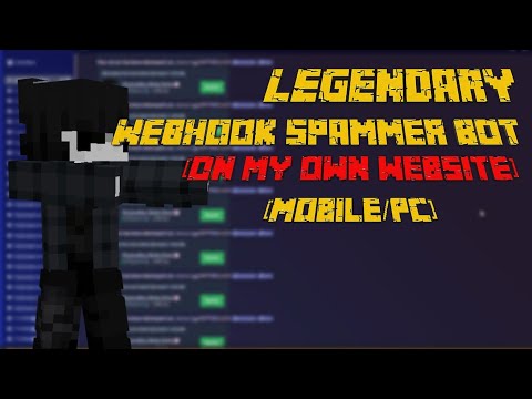 My self-made WebHook Spammer Site! - (Mobile/PC) No Delay (2025)
