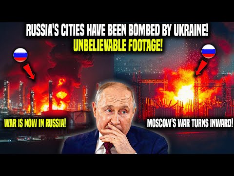 Russian Cities Turned into Hell: Ukraine Bombed Russia! Russians Are Fleeing the Country in Fear!