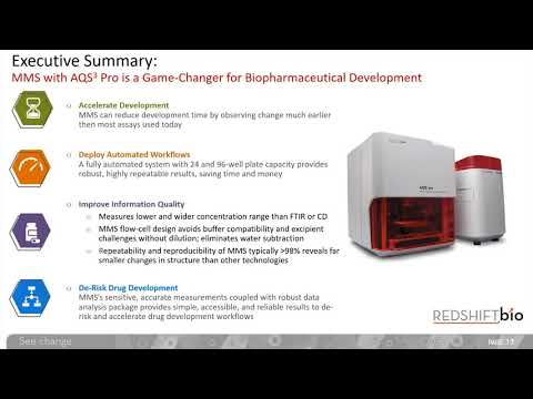 Workflows For Biotherapeutic Higher Order Structure Characterization Webinar with Acceleron Pharma