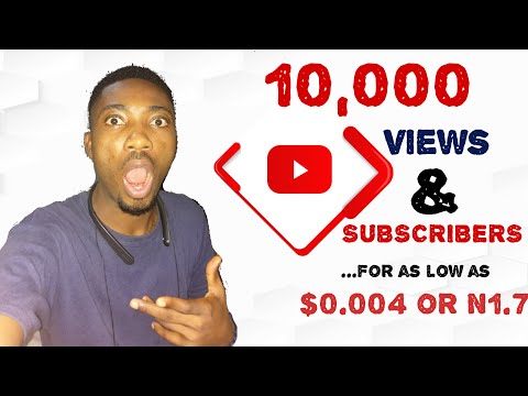 HOW TO GET 10,000 VIEWS & SUBSCRIBERS ON YOUTUBE FOR ALMOST FREE!!! (Check discription for links)