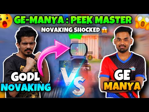GE-Manya : PEEK MASTER 😱GodL-Nova Vs GE-Manya 💛 Ft.GE-Nakul 🔥 TDM MATCH
