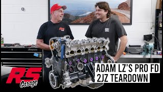 2JZ TEARDOWN: Adam LZ's 2025 Formula Drift Engine ft. Freddy (Spectuned) | RS Garage