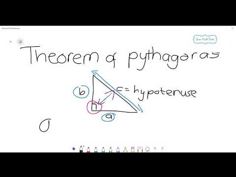 Theorem of Pythagoras | Math tutorials | grade 10 | grade 11| grade 12