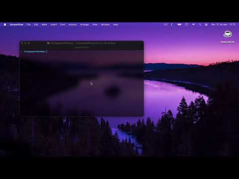 How to make a transparent window with ElectronJS