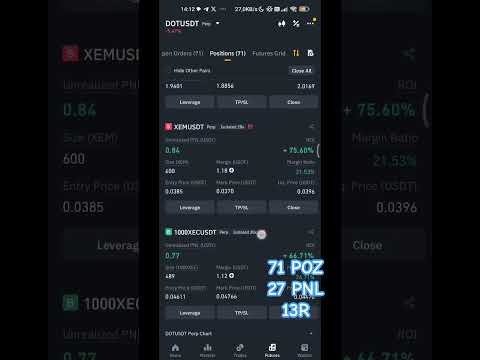 30 may #latest #futures #scalp #trading #binance #top 71 #coin 27 #over #pnl #roi #shorts #crypto