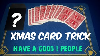 GIMMICKS, gotta love the gimmicks/xmas card trick