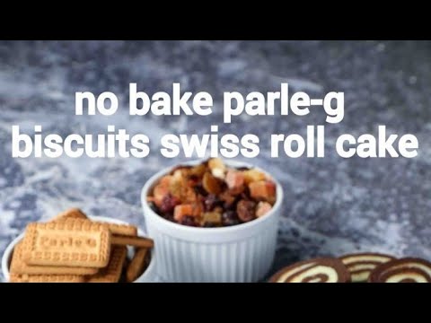 2 easy sweet roll recipes - kaju pista roll & parle-g biscuit swiss roll | no bake sweet roll recipe