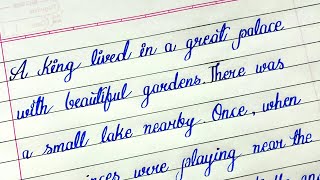One page cursive writing practice || Write and learn cursive handwriting || 1 page cursive