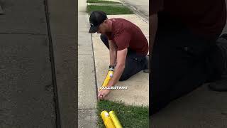 DIY Concrete Gap Filling