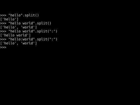 10 Splitting and Joining Python   Tamil Tutoria