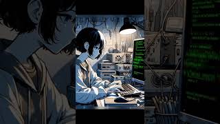 Lofi Coding Girl 06-Track09 #shorts  #lofi  #lofihiphop  #lofibeats  #codingsession
