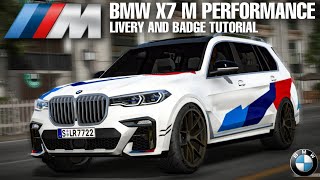BMW X7 M Performance Livery Tutorial | Car Parking Multiplayer