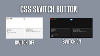 CSS Switch Button | Html CSS