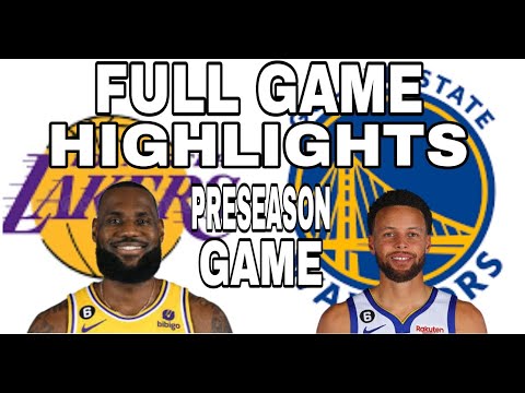 LAKERS VS WARRIORS FULL GAME HIGHLIGHTS PRESEASON GAME/10/14/23