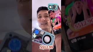 Transparent Mecha Portable Speaker Wireless Support TWS TFCard Bluetooth - #youtubeshorts on