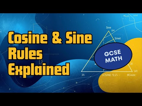 GCSE Maths Past Exam Question | Higher Tier | Cosine Rule & Sine Rule Explained