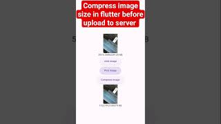 Compress image in flutter before upload to server #flutter #android #mobile #coding  #codingislife
