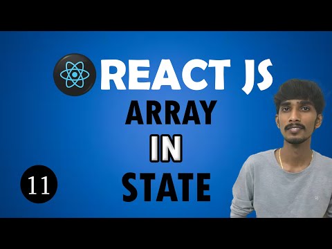 React JS Tutorial - 10 - useState With Array   #reactjs #trending #state
